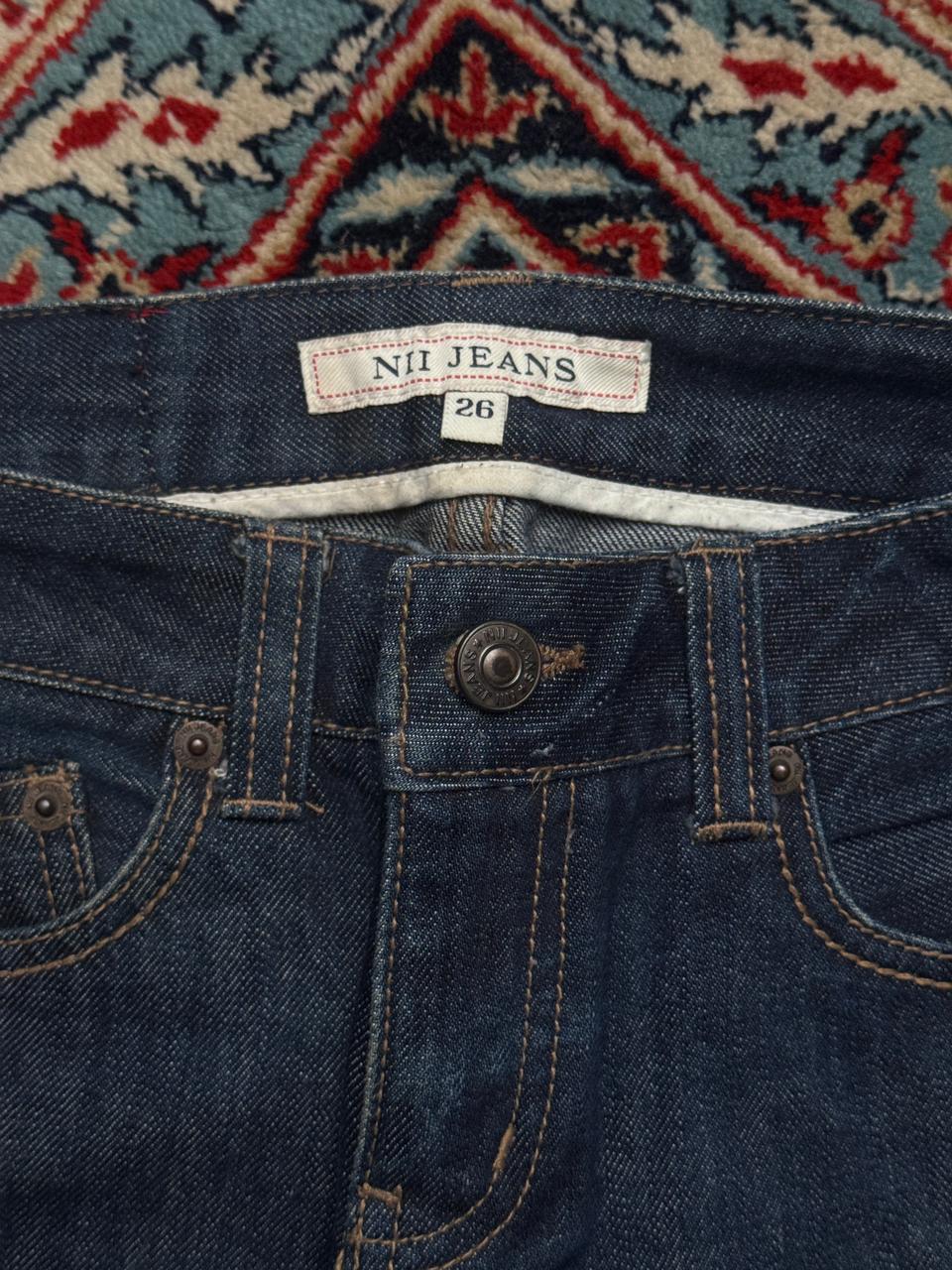 NII JEANS Qualified Dark Wash Bootcut Blue JEANS - 28