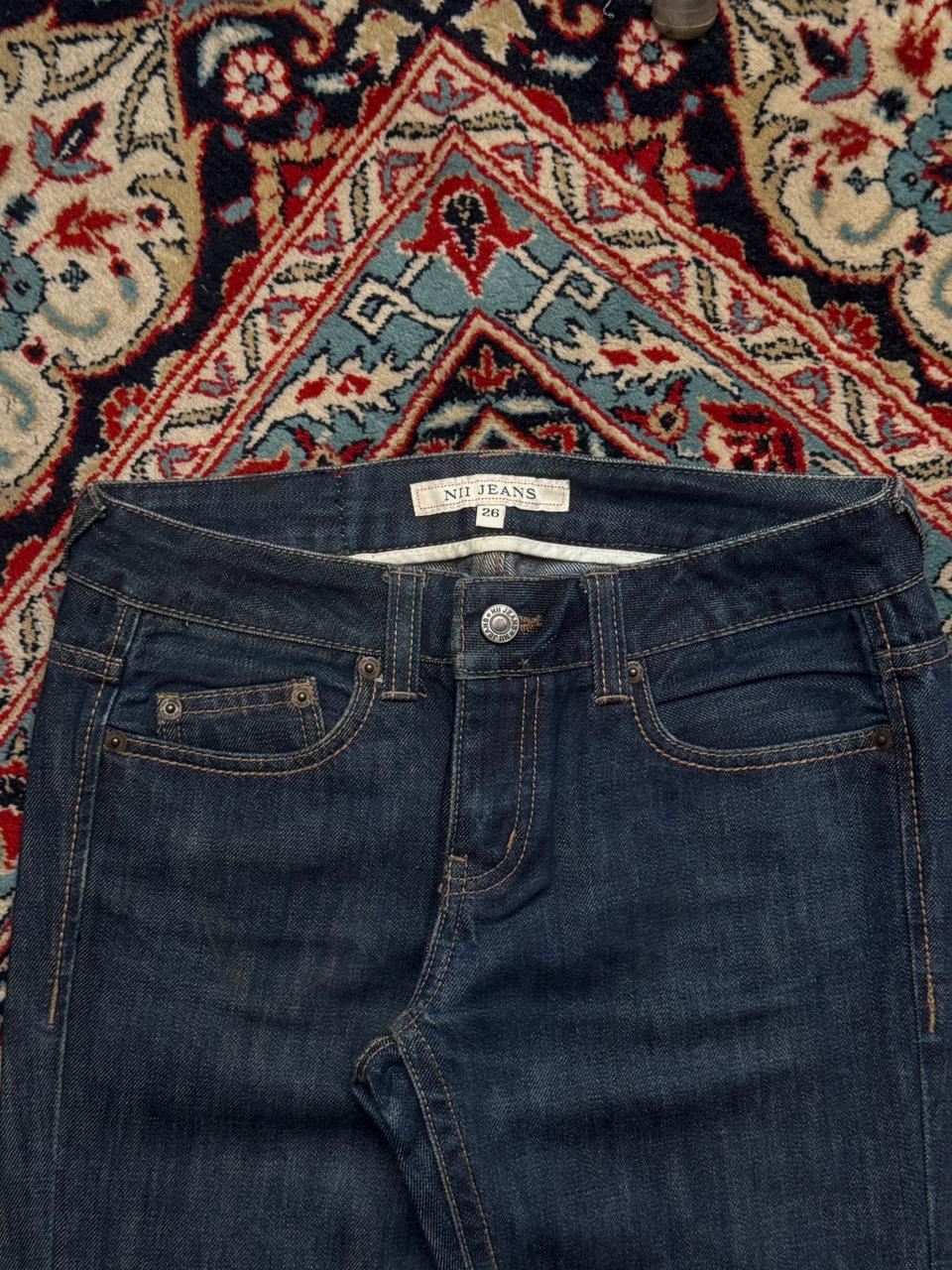 NII JEANS Qualified Dark Wash Bootcut Blue JEANS - 28