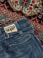 Levi Strauss & Co Medium WashED FlareD Cinch Back Jeans - 28