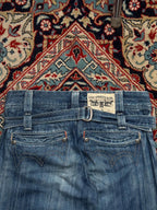 Levi Strauss & Co Medium WashED FlareD Cinch Back Jeans - 28