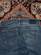 Levi's 501 Straight Fit Medium Washed Blue Jeans - 34