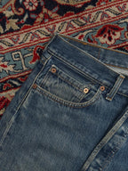 Levi's 501 Straight Fit Medium Washed Blue Jeans - 34