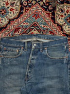 Levi's 501 Straight Fit Medium Washed Blue Jeans - 34