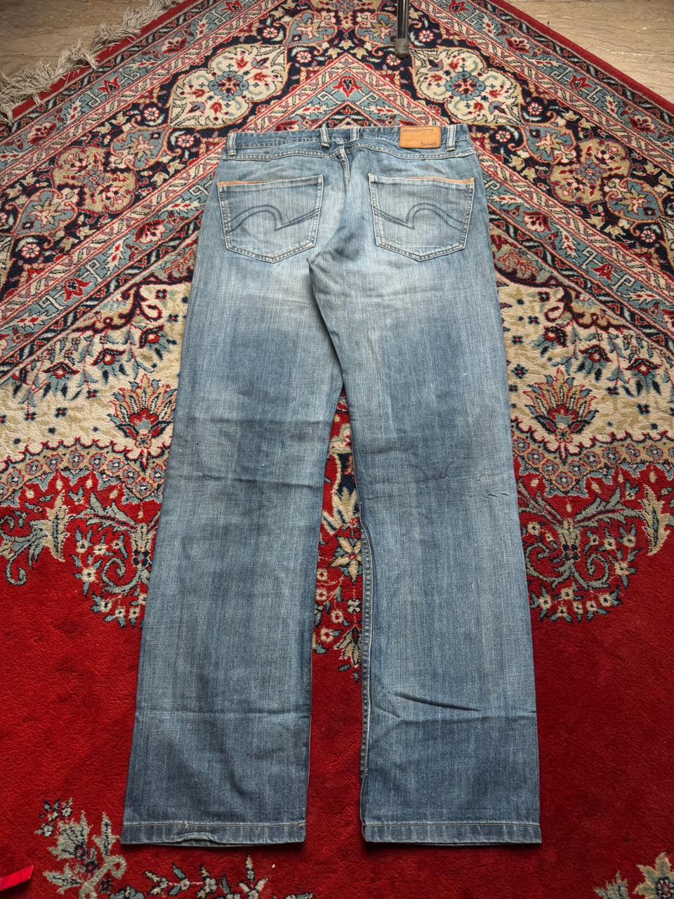 JULES Straight Fit Blue Faded WashED Jeans - 34