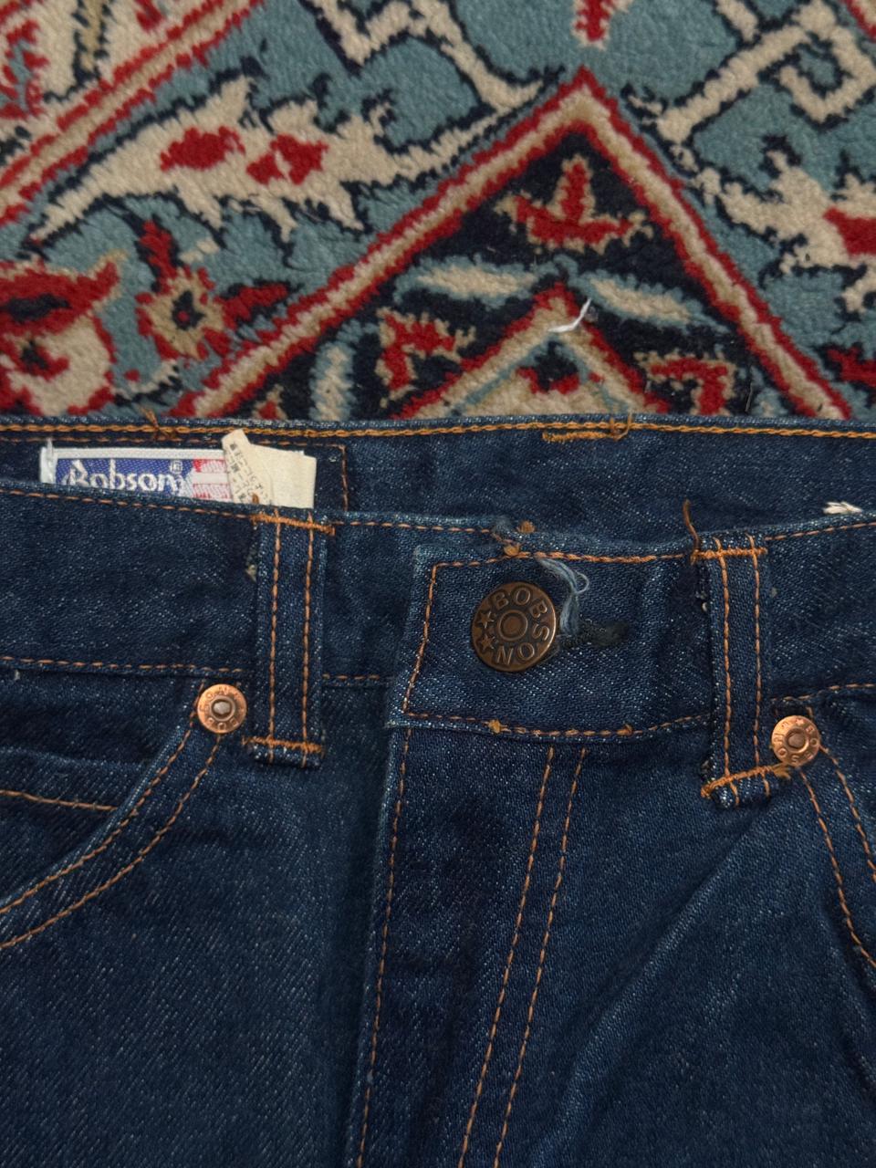 BOBSON Robson Vintage Dark Wash Straight-Relaxed FIT Jeans - 24