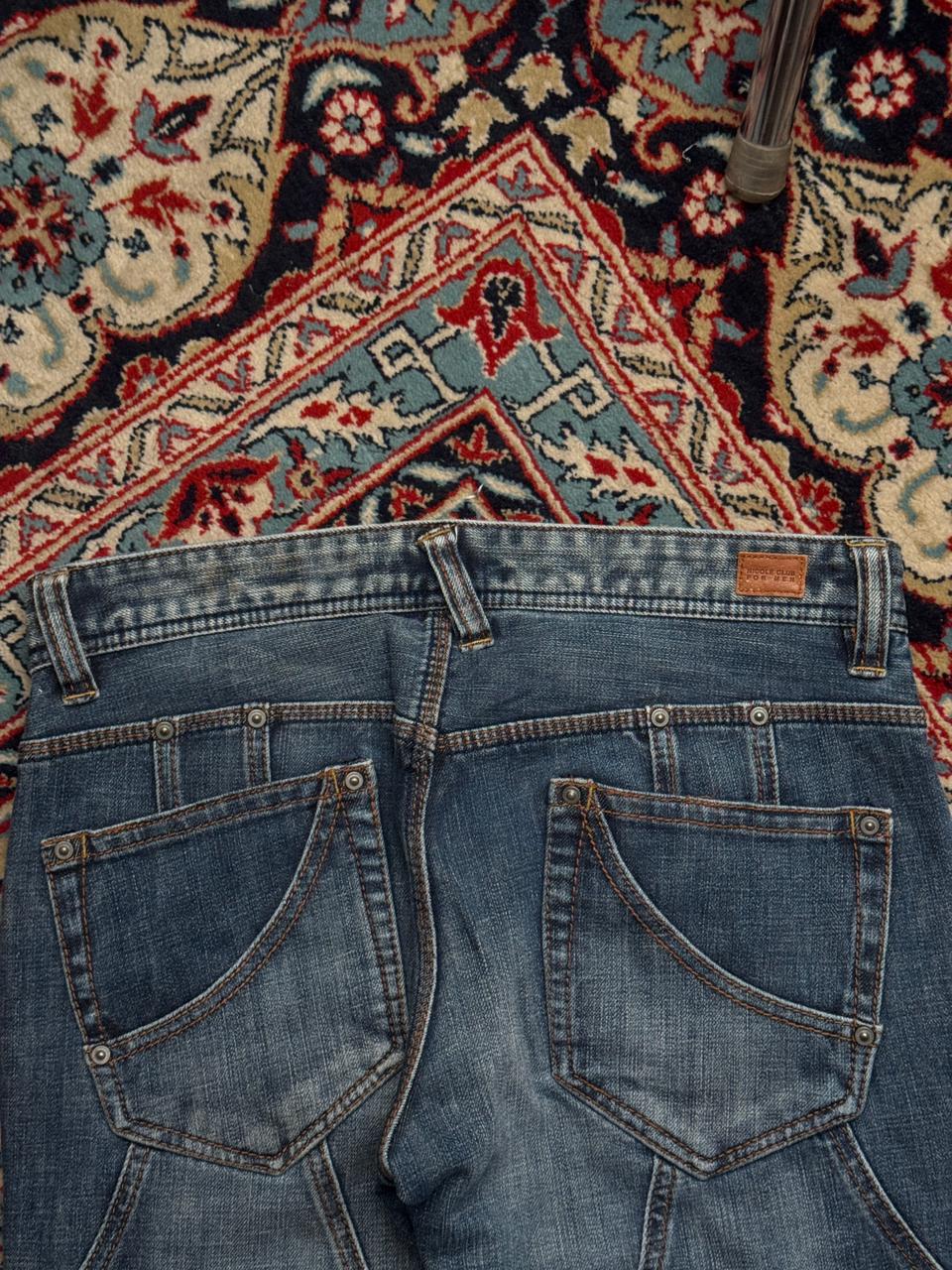 NICOLE CLUB FOR Cyber Grunge Biker Jeans - 30