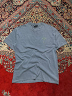 Blackwater Bay Maui Hawaii Palm Tree Graphic Faded Blue Tee - XL
