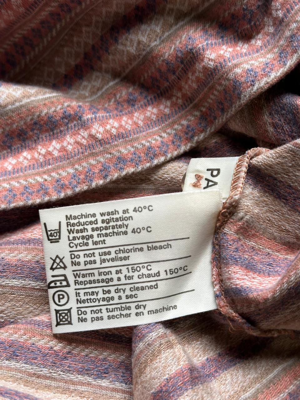 DUNHILL London Horizontal Striped Luxury POLO TEE - M