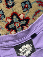 Vintage The Simpsons Family Lavender Purple Graphic Cropped Boxy TEE - XL