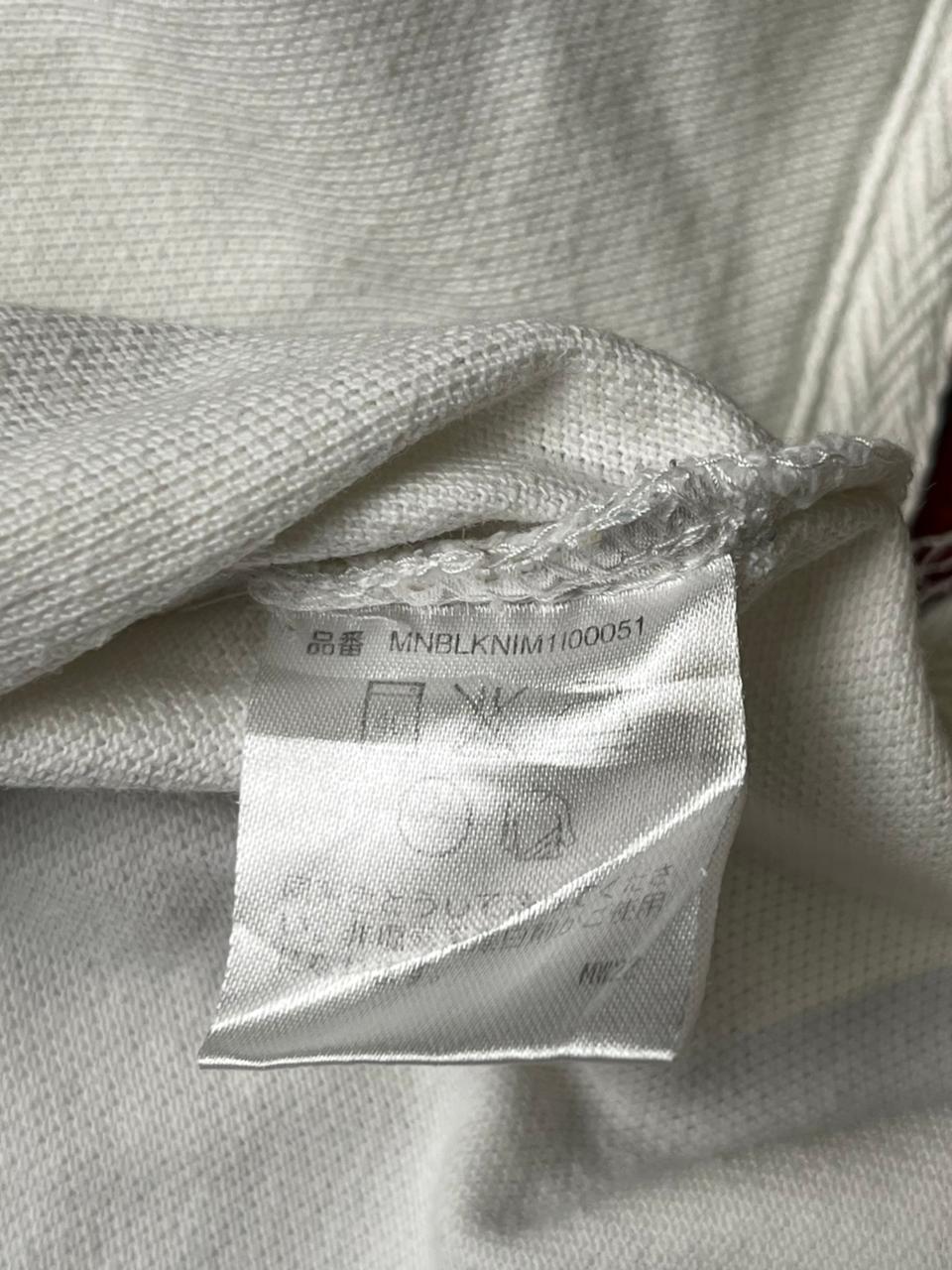 Polo Ralph Lauren White Polo Embroidered Big Logo Tee - L