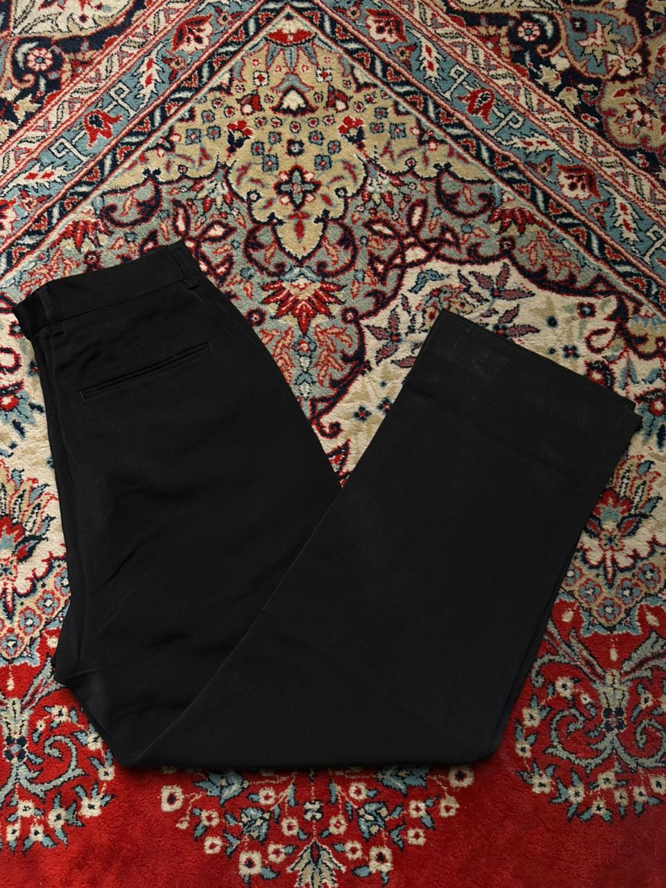 Midtown Man Suit Separate Black Dress Pants - 30