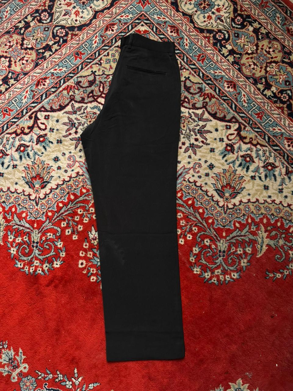 Midtown Man Suit Separate Black Dress Pants - 30