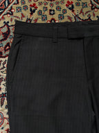 Kenneth Cole Reaction Charcoal Grey Pinstripe Dress Pants - 34