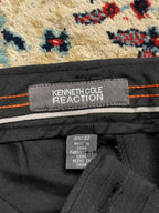 Kenneth Cole Reaction Charcoal Grey Pinstripe Dress Pants - 34