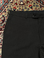 Biaggini Black Pinstripe Formal Dress Pants - 34