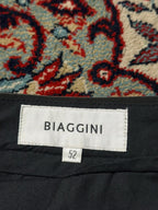 Biaggini Black Pinstripe Formal Dress Pants - 34