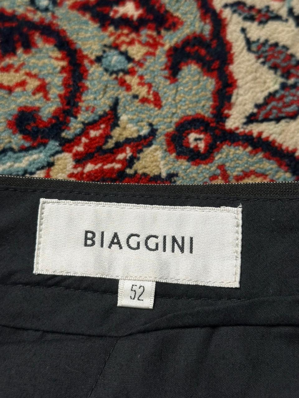 Biaggini Black Pinstripe Formal Dress Pants - 34