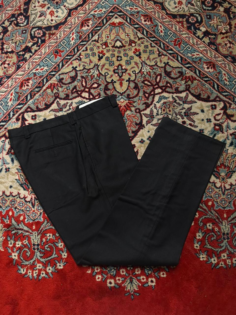 Lauren Ralph Lauren Wool Cashmere Blend Black Dress Pants - 34