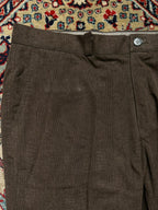 Marks & Spencer Autograph by Nigel Hall Brown Textured Corduroy Pants - 34
