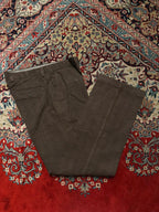 Marks & Spencer Autograph by Nigel Hall Brown Textured Corduroy Pants - 34