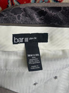 BAR III Slim Fit Khaki Tan STRAIGHT FIT Dress Pants - 36