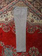 COMBATANT GENTLEMEN Grey Wool Blend STRAIGHT FIT Dress Pants - 32
