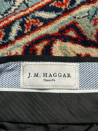 J.M. Haggar Classic Fit Black Stretch Dress Pants - 36