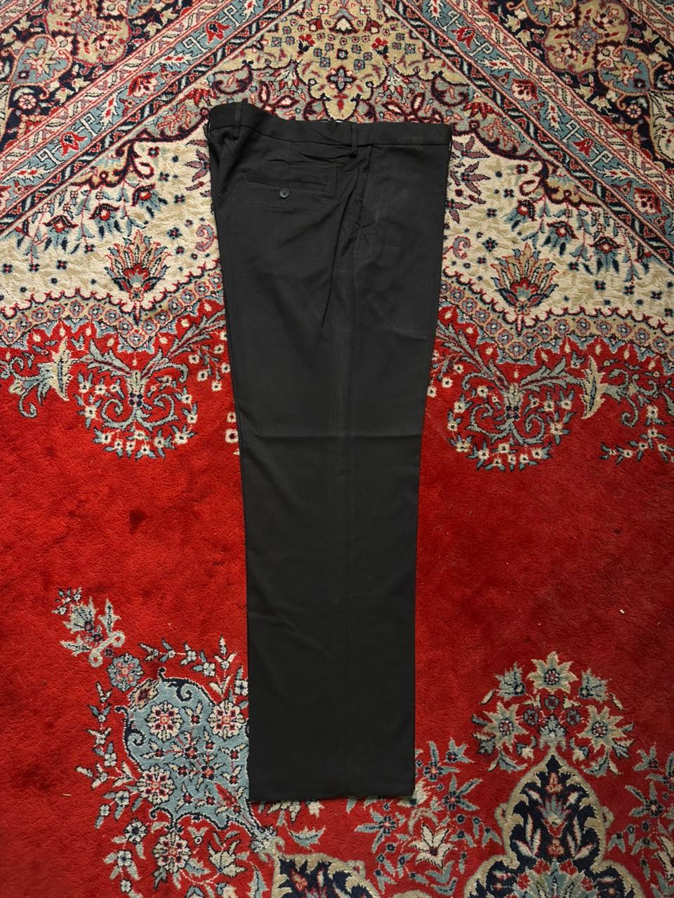 J.M. Haggar Classic Fit Black Stretch Dress Pants - 36