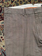 Dockers D1 STRAIGHT Fit Plaid Cotton Chino Pants - 36