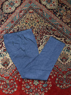 Roy Robson Blue Linen Blend German Luxury Tailored Dress Pants - 28