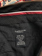 Van Heusen Brown Khaki STRAIGHT Fit Dress PANTS - 32