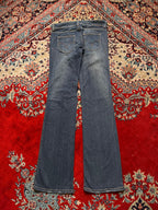 Levi's Jenny LeE BOOTCUT Dark WashED Blue JEANS - 28