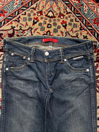 Levi's Jenny LeE BOOTCUT Dark WashED Blue JEANS - 28