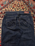 Levi's Bold Curve Skinny BootCUT Dark WashED Indigo JEANS - 24