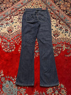 Levi's Bold Curve Skinny BootCUT Dark WashED Indigo JEANS - 24