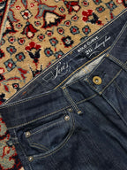 Levi's Bold Curve Skinny BootCUT Dark WashED Indigo JEANS - 24