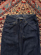 Levi's Bold Curve Skinny BootCUT Dark WashED Indigo JEANS - 24