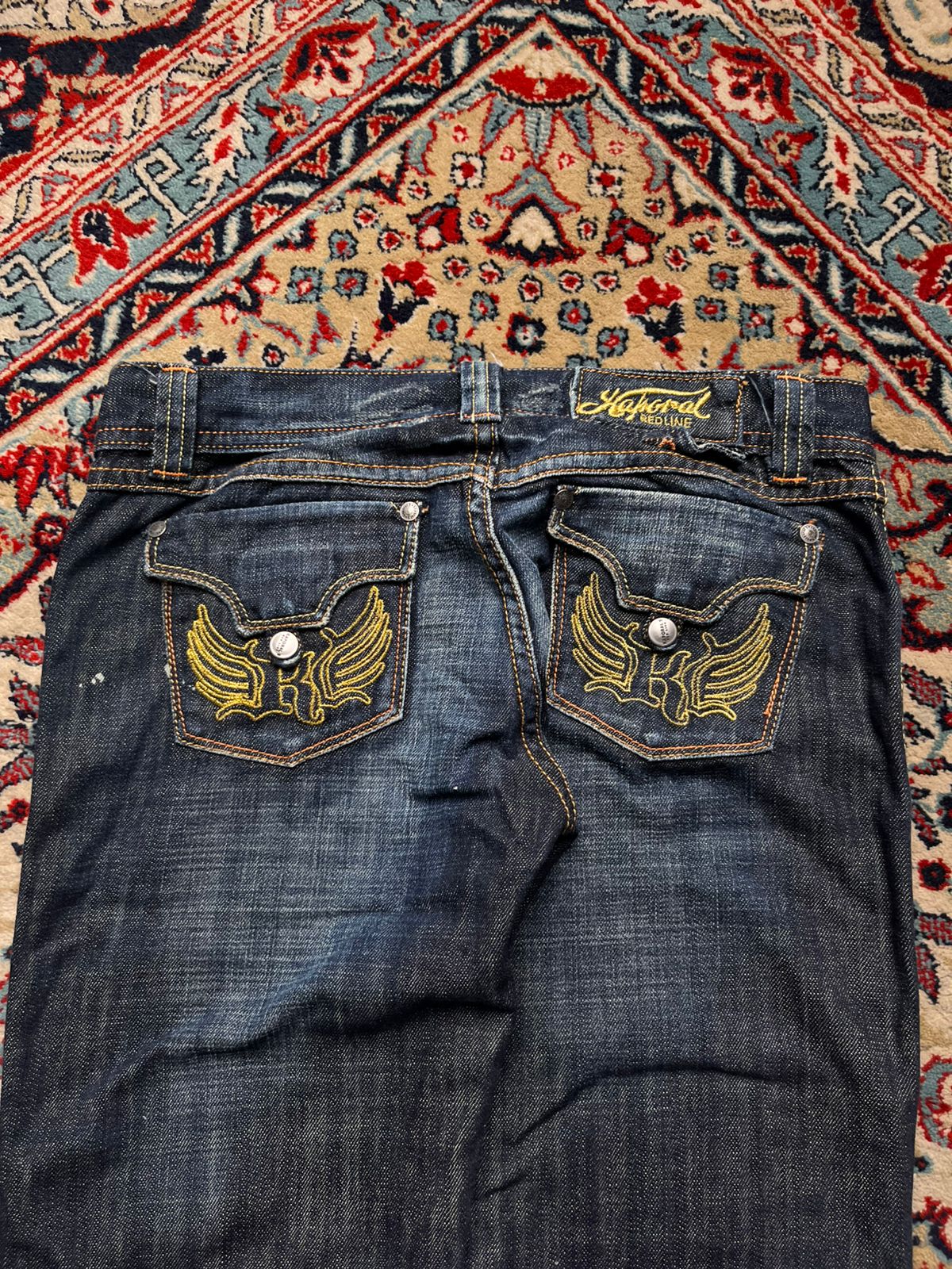 Kaporal Redline Dark WashED Distressed Studded JEANS - 28