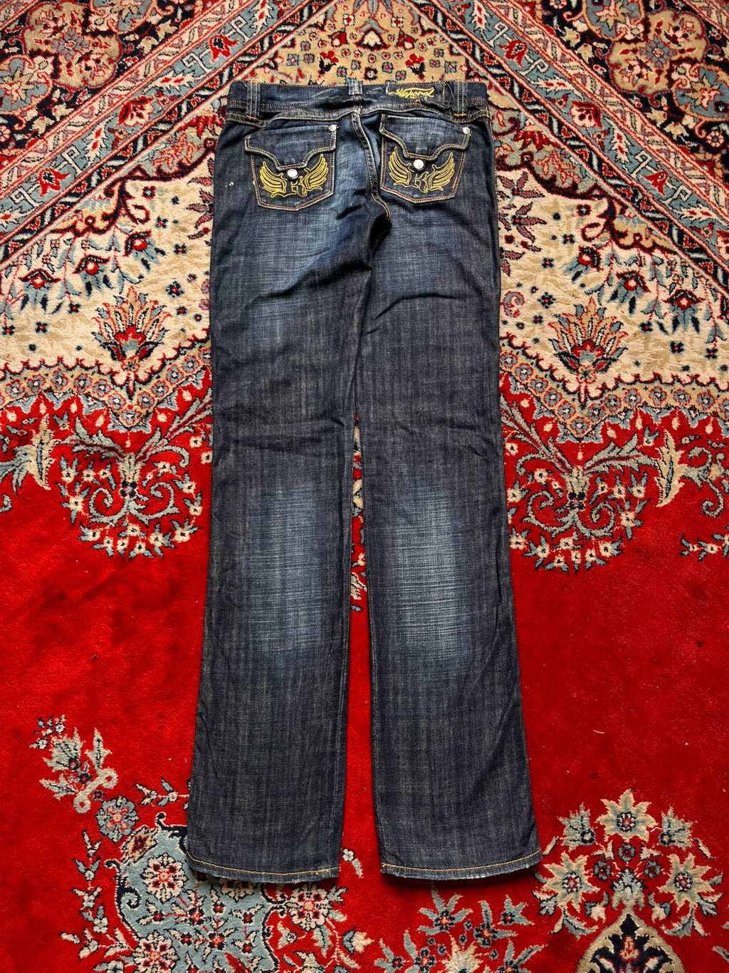 Kaporal Redline Dark WashED Distressed Studded JEANS - 28
