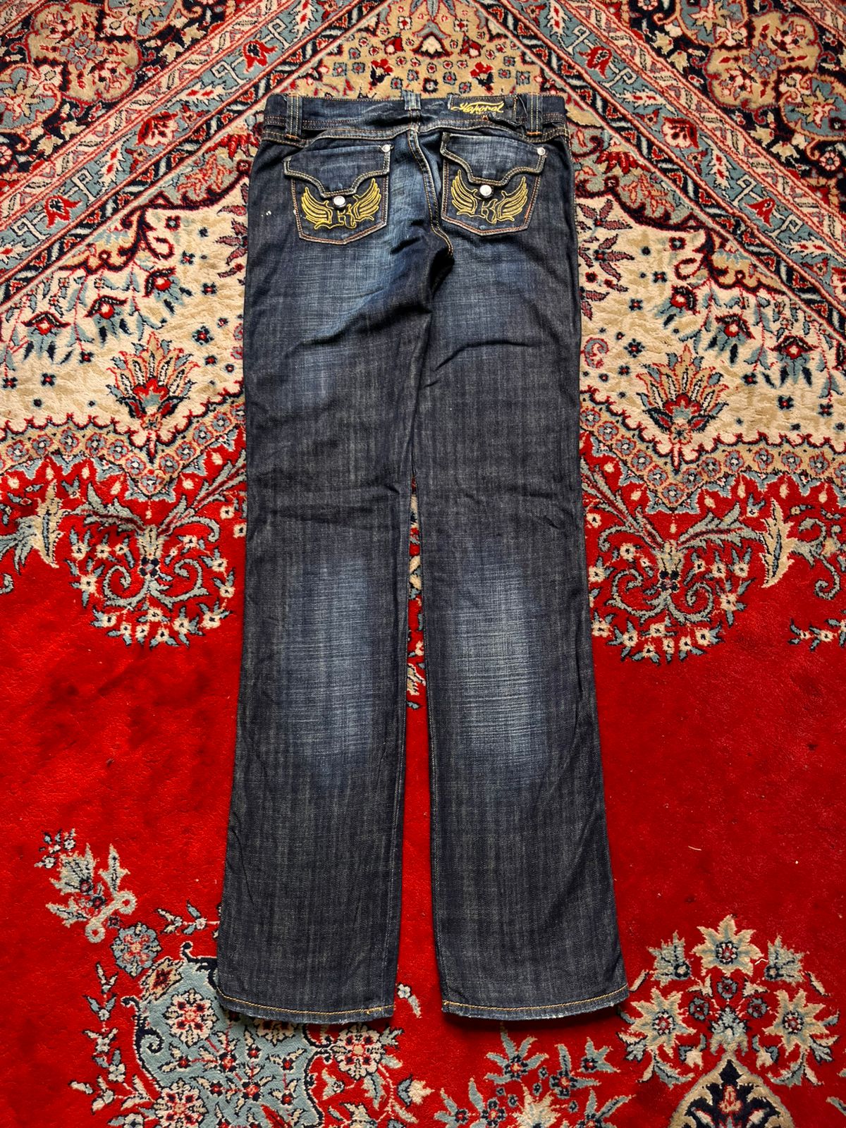 Kaporal Redline Dark WashED Distressed Studded JEANS - 28