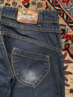 Desigual Regular Fit Dark WashED Embroidered JEANS - 28
