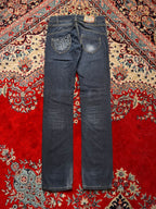 Desigual Regular Fit Dark WashED Embroidered JEANS - 28