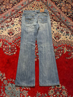 Levi's 572 Bootcut Light WashED Low Rise WOMEN JEANS - 26