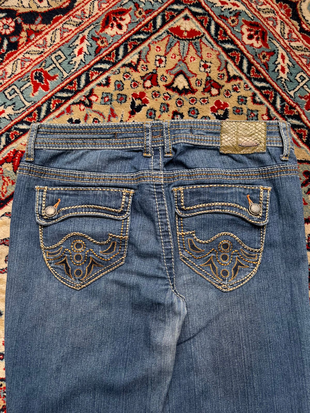 Dollhouse FlareED Medium WashED Embellished JEANS  - 30