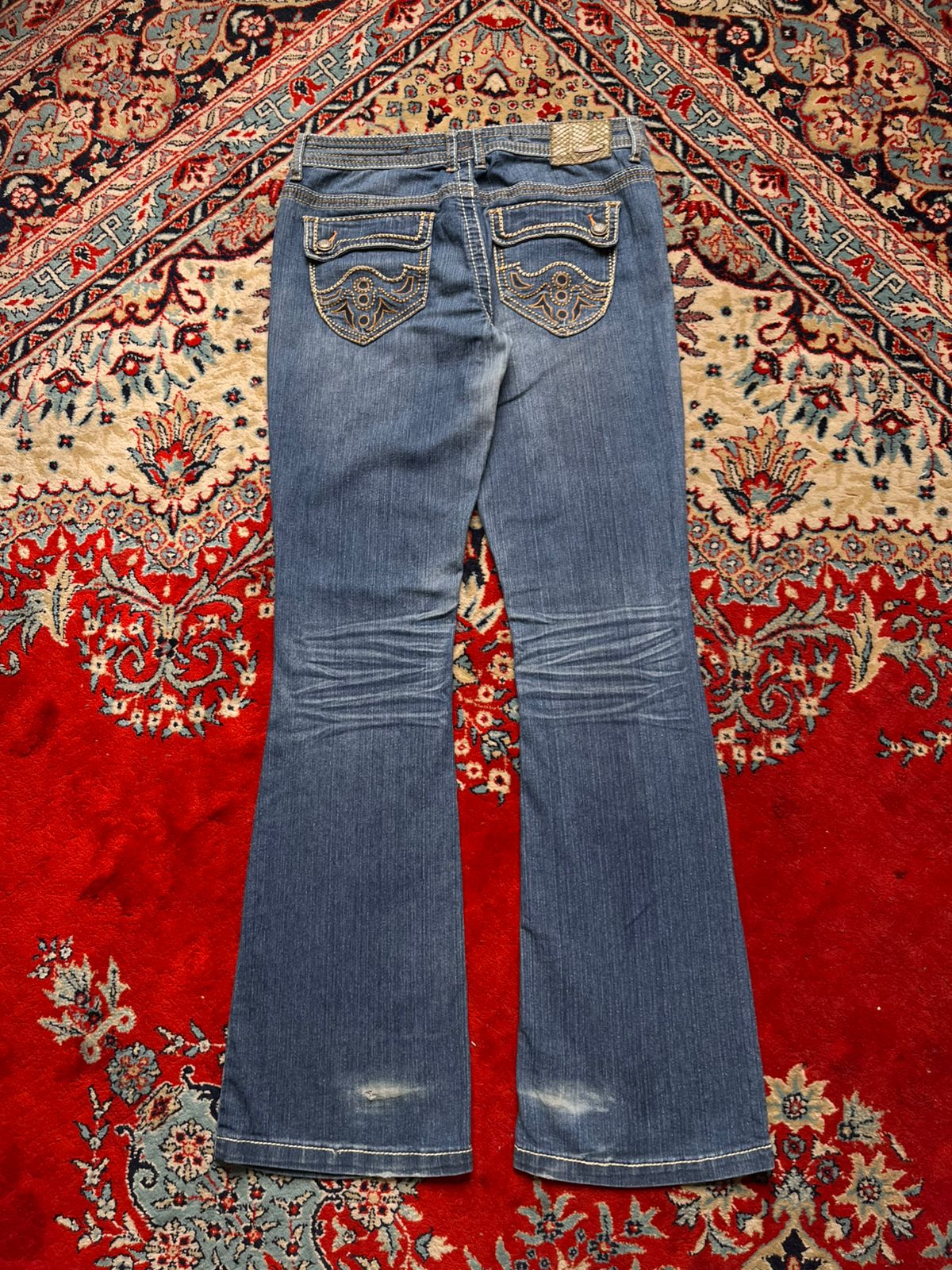 Dollhouse FlareED Medium WashED Embellished JEANS  - 30