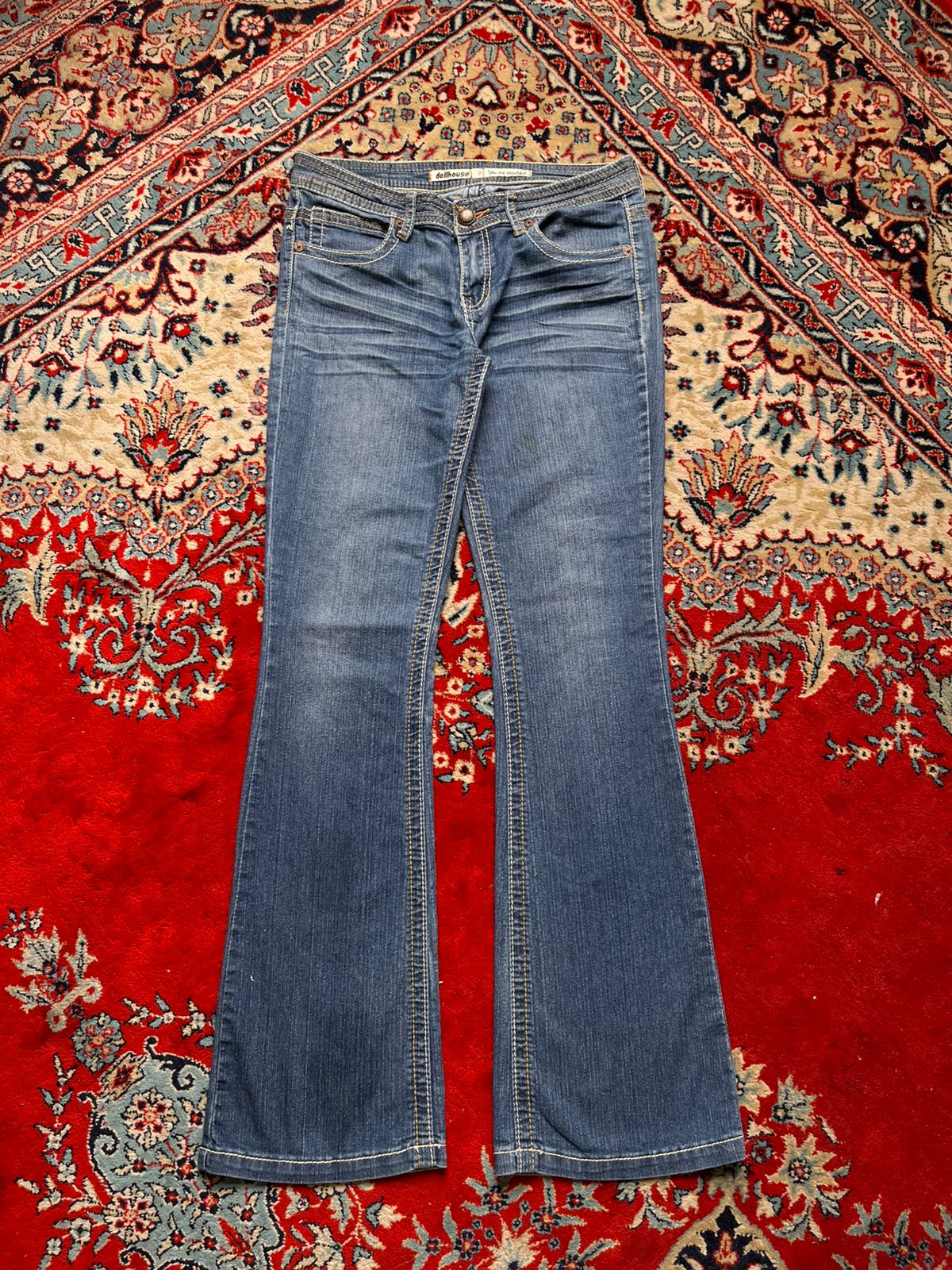 Dollhouse FlareED Medium WashED Embellished JEANS  - 30