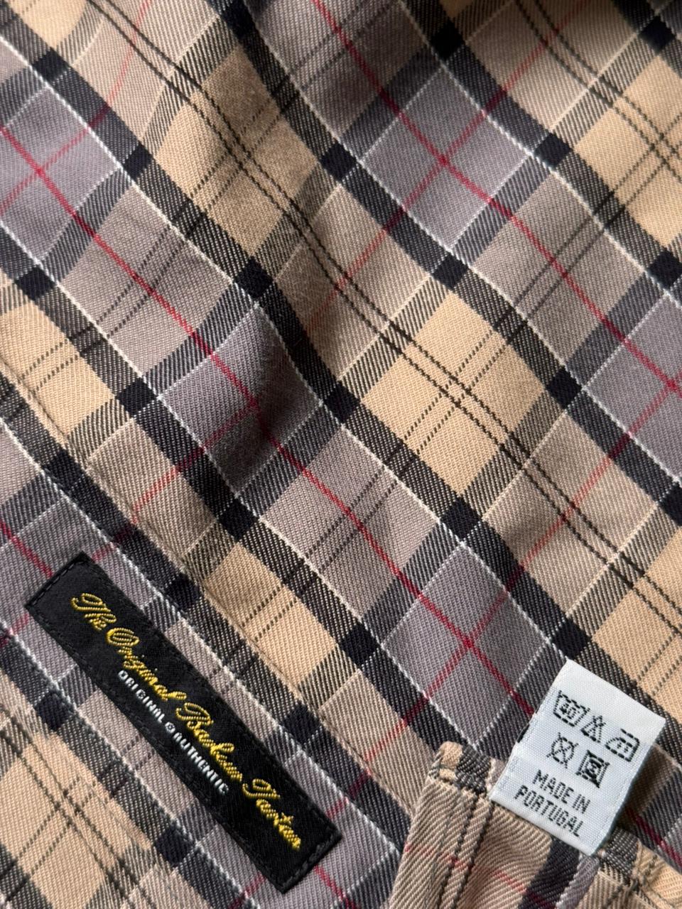 Barbour Tartan Plaid Button Down Cotton Shirt - XL