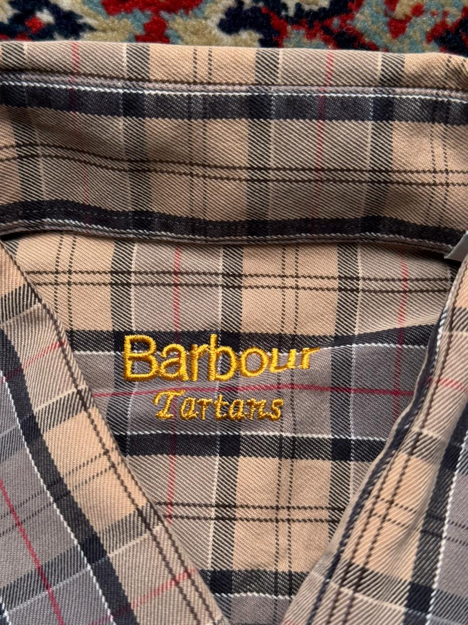 Barbour Tartan Plaid Button Down Cotton Shirt - XL
