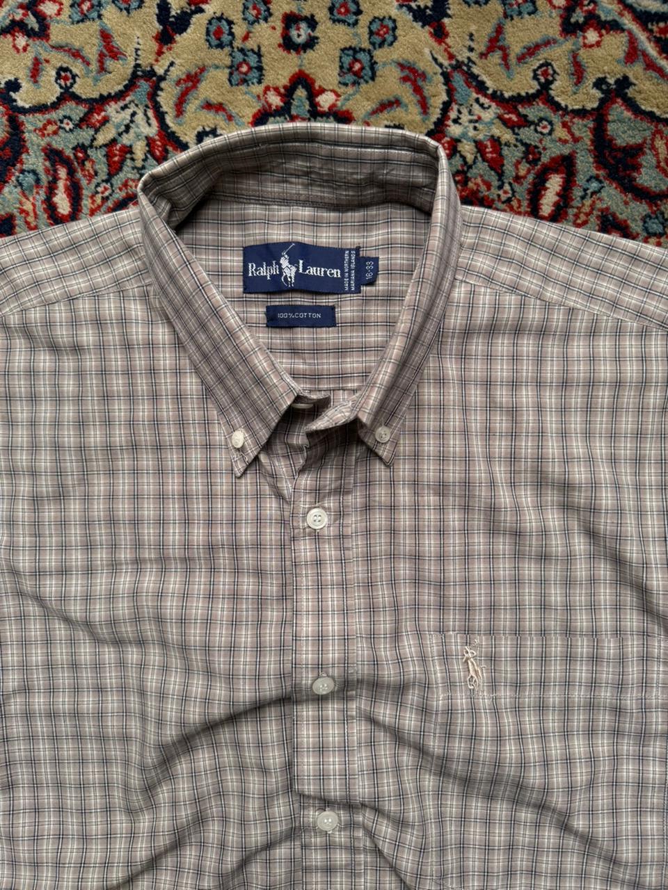 Ralph Lauren Classic Cotton Button Down Shirt - L