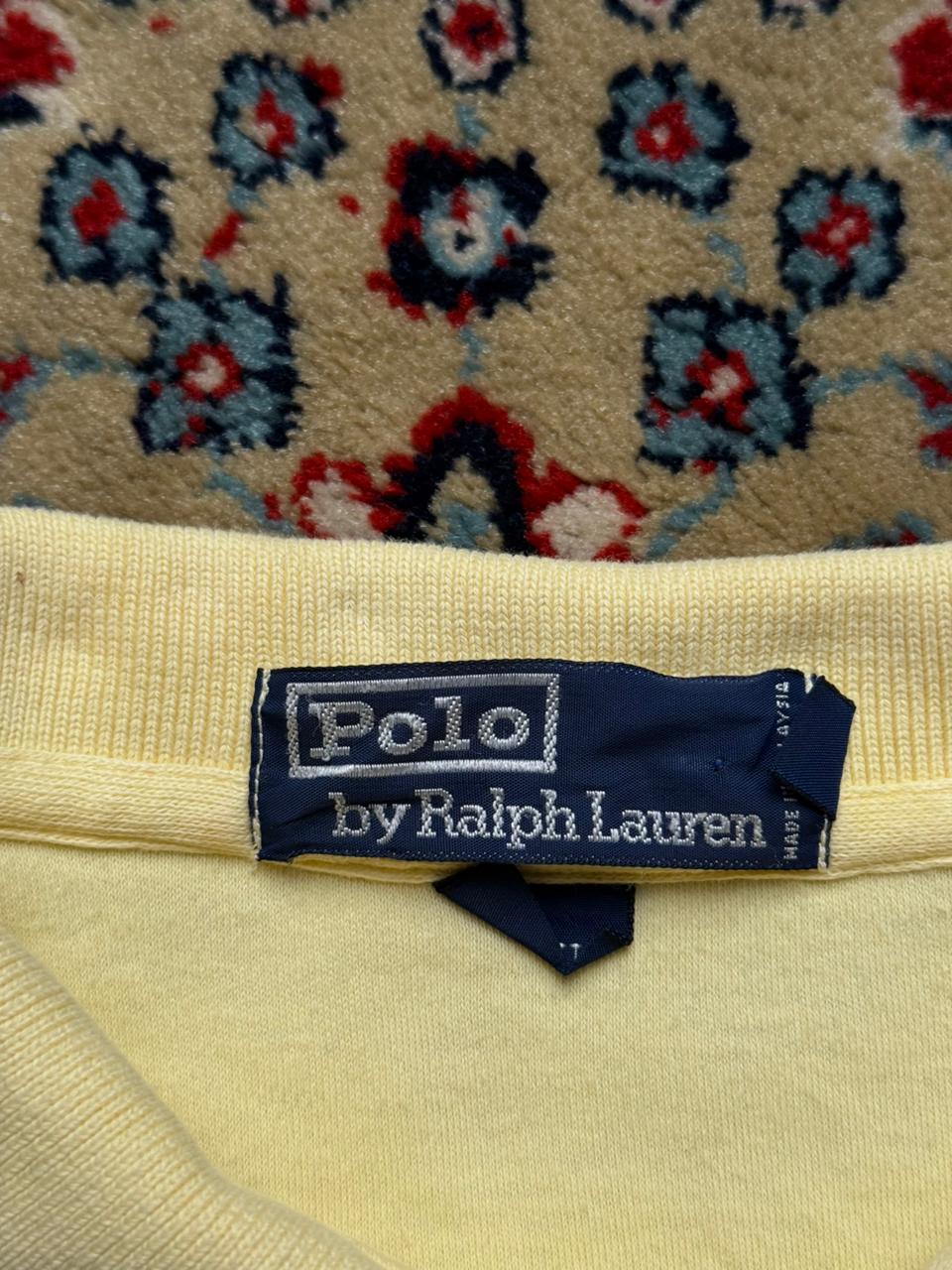 Polo Ralph Lauren Classic Fit Yellow Mesh POLO TEE - XL